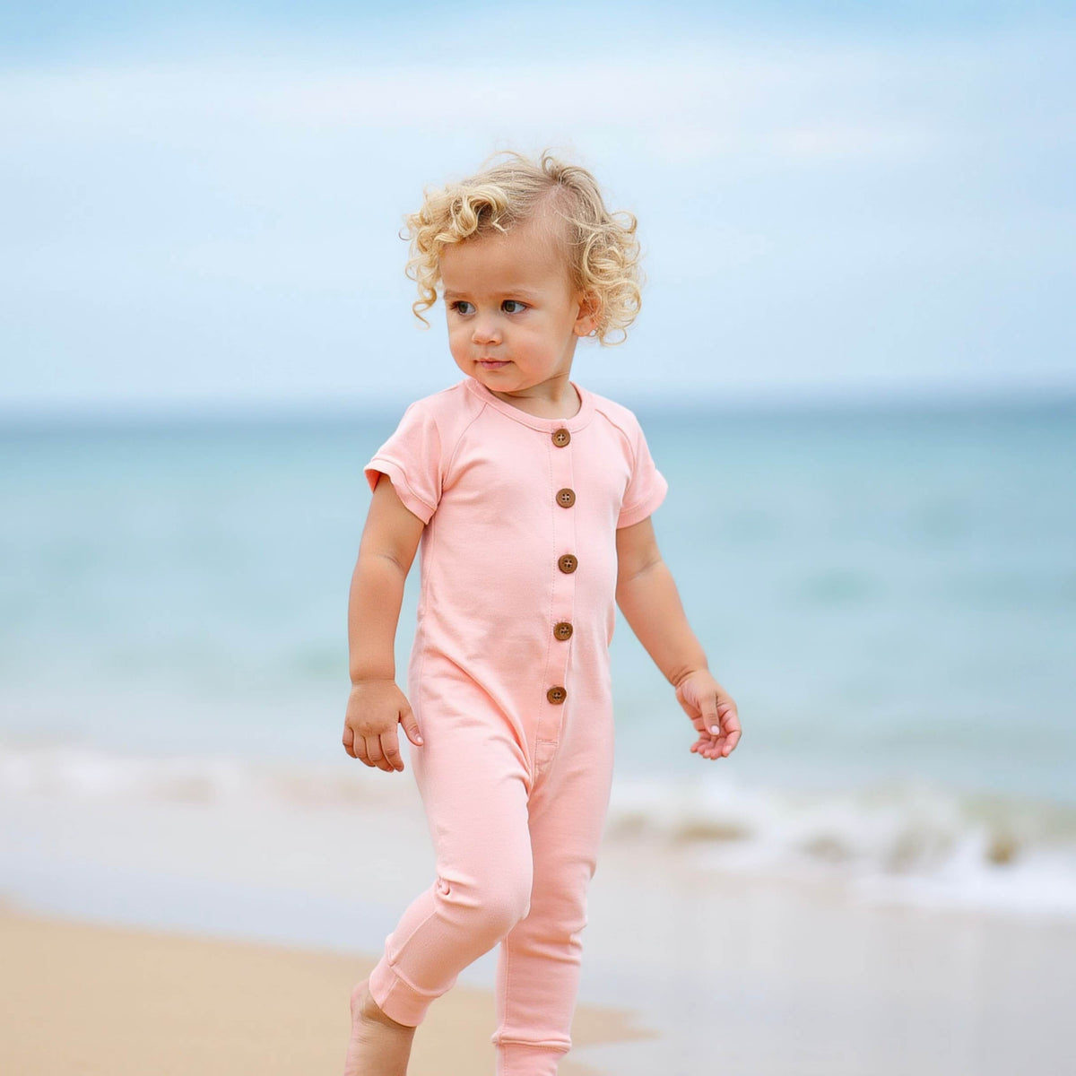 Little boy walking