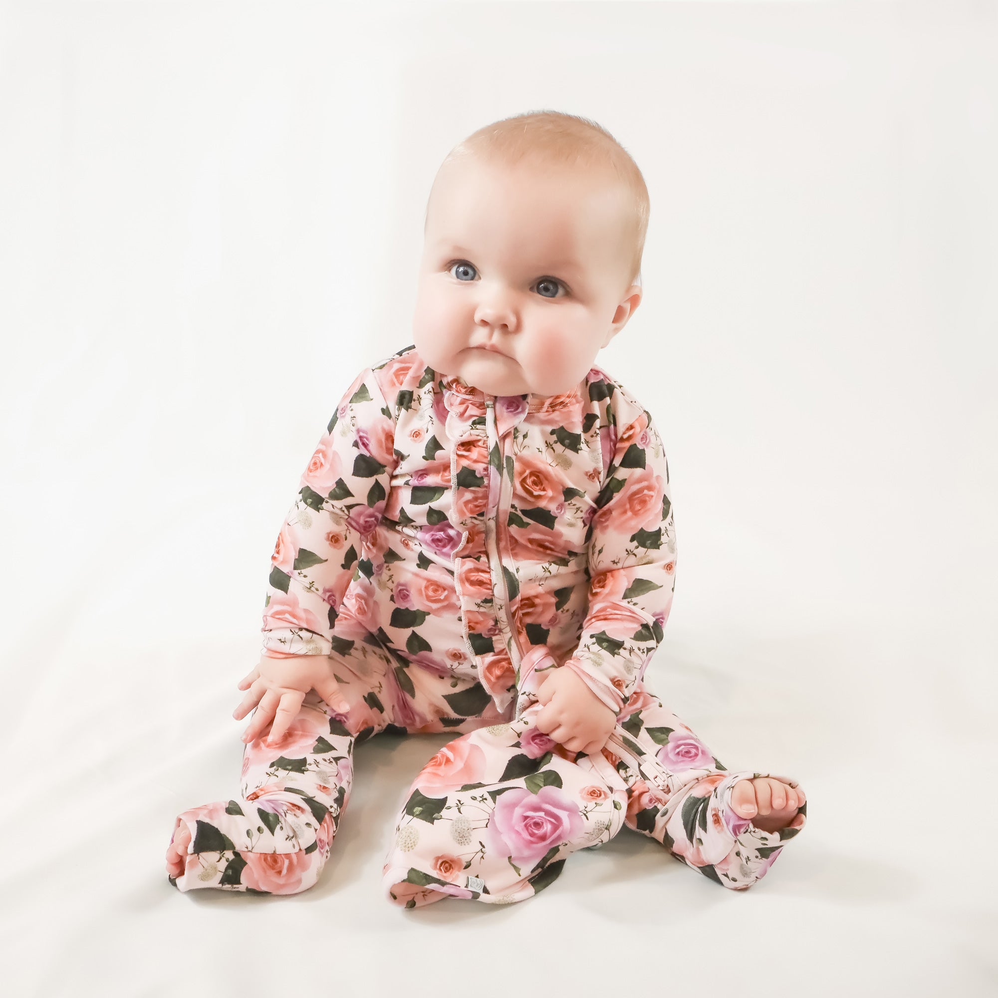 1-piece footed Pajamas size: 3-6 Months - The Swoondle Society