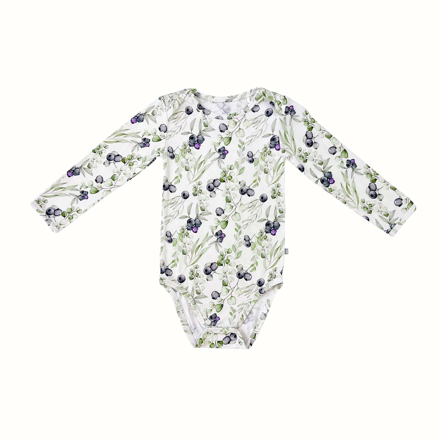 blueberry baby bodysuit