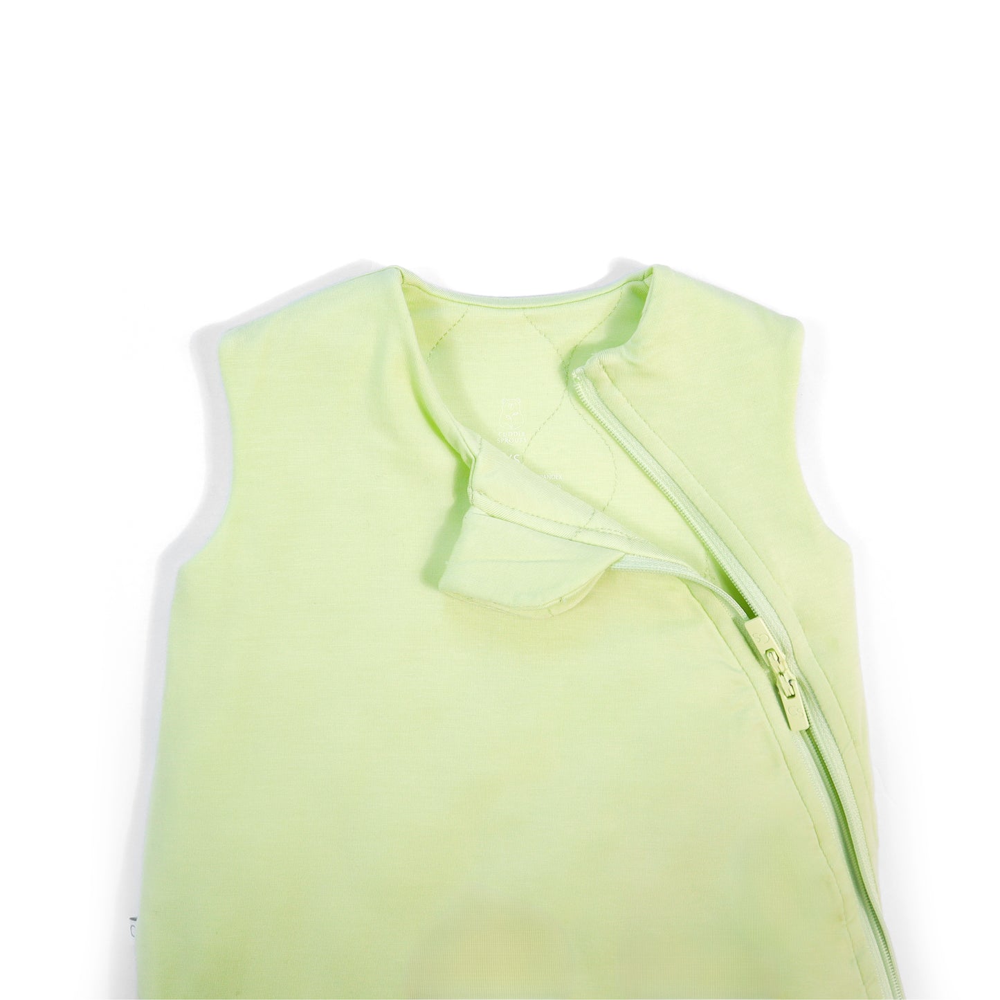 A green sleep sack for newborns