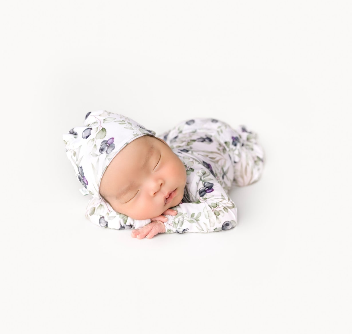 baby wearing cuddle sprouts tencel lyocell cuddle set