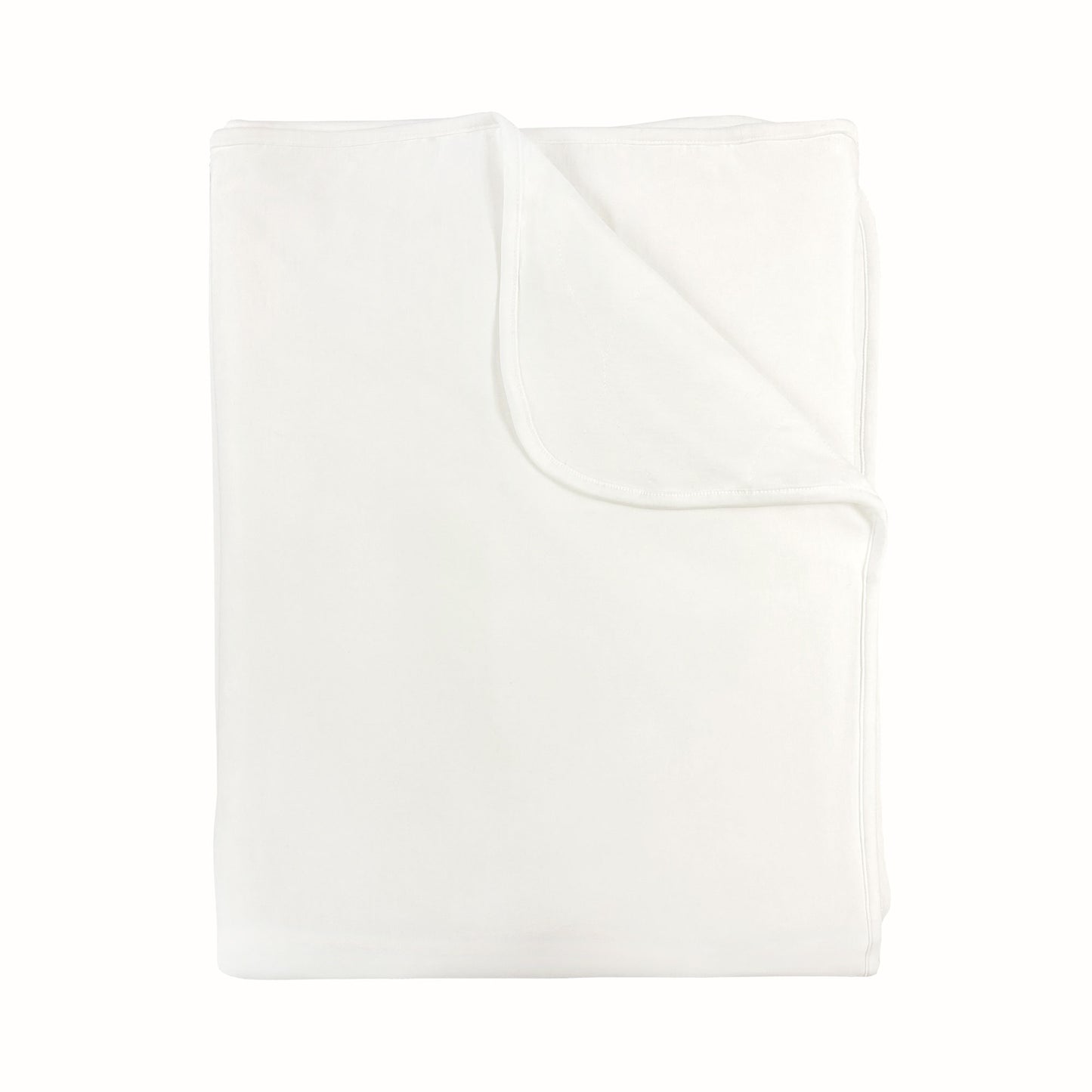 kids Organic white blanket