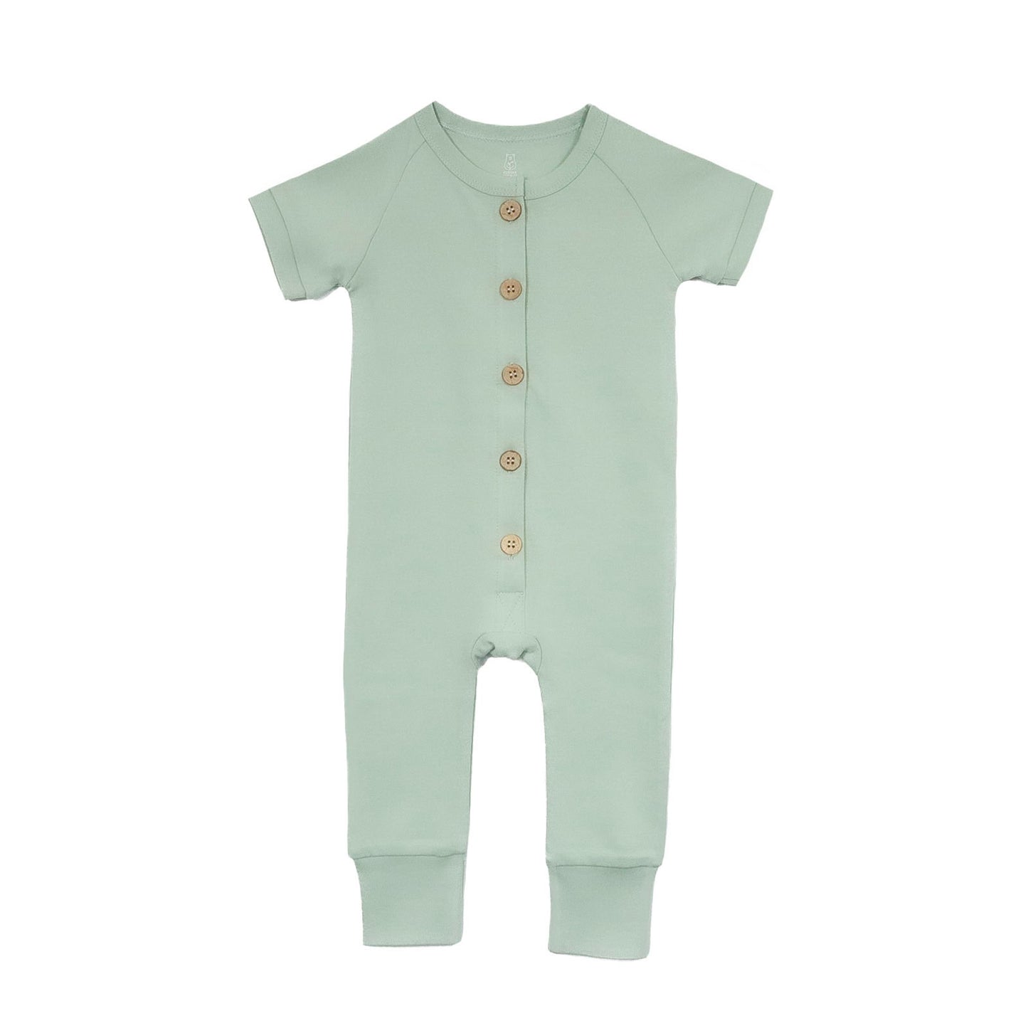Green baby romper