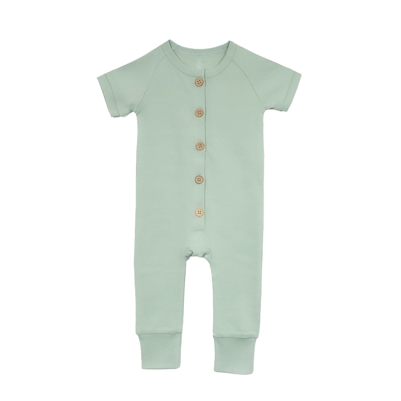 Green baby romper
