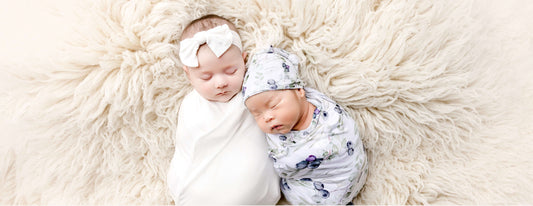 newborn swaddled babies