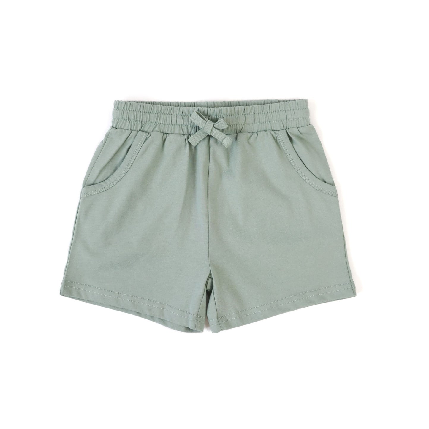 Shorts in green sage