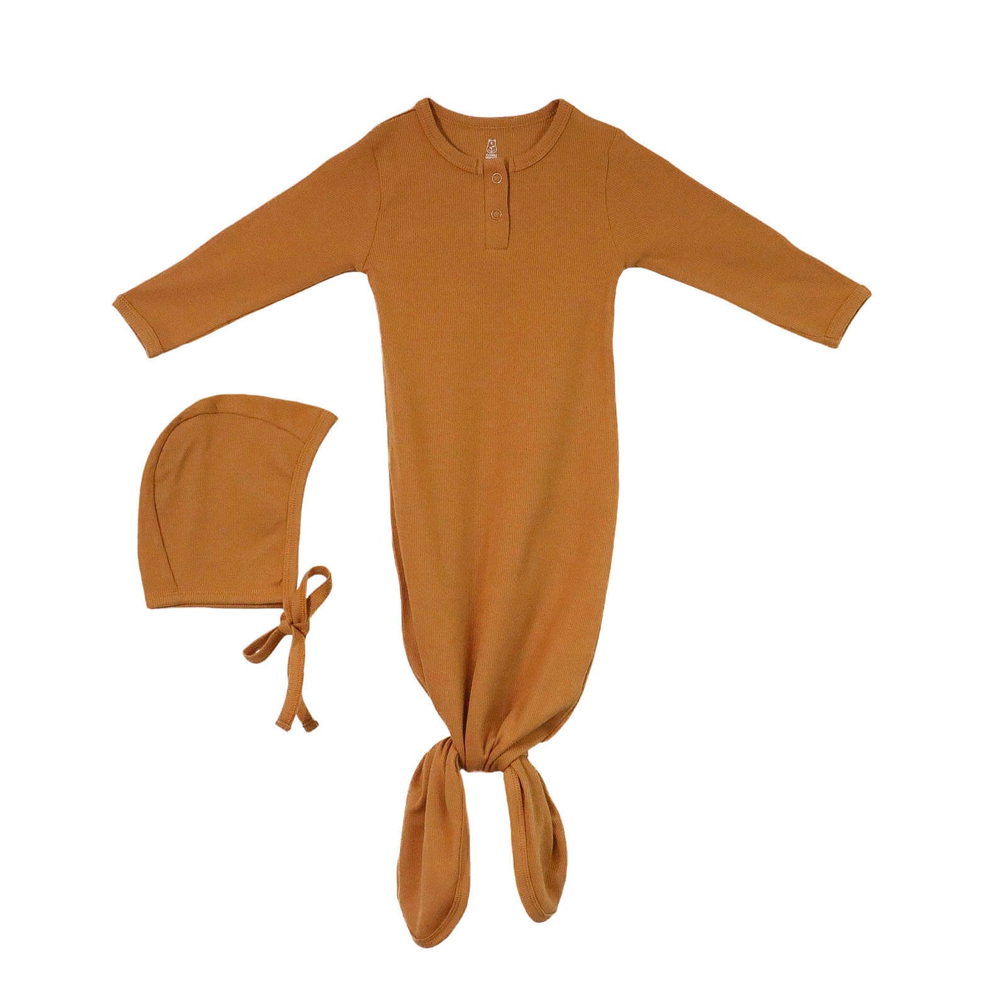 brown baby gown