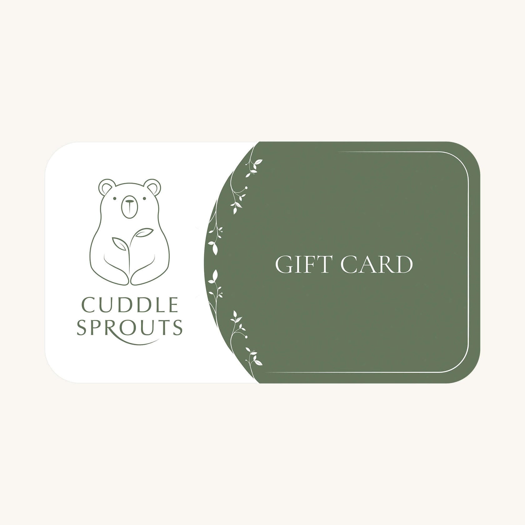 Gift Cards Cuddle Sprouts