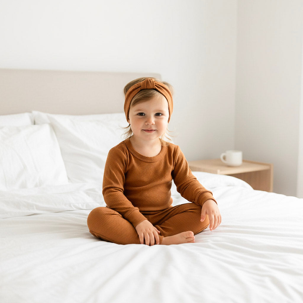 Organic Long-Sleeve Pajama Set