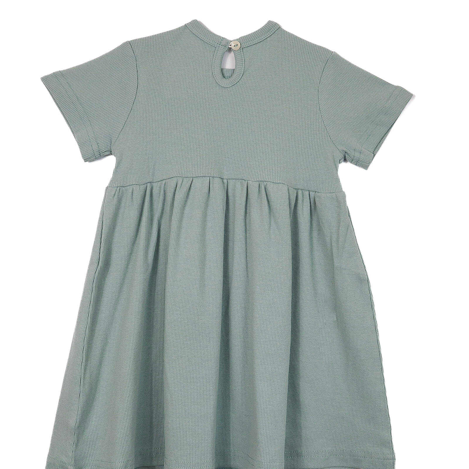 Organic Ribbed Dress 2T / Sage Green | Cuddle Sprouts Baby & Toddler Clothing Organic Ribbed Dress 2T / Sage Green | Cuddle Sprouts Baby & Toddler Clothing