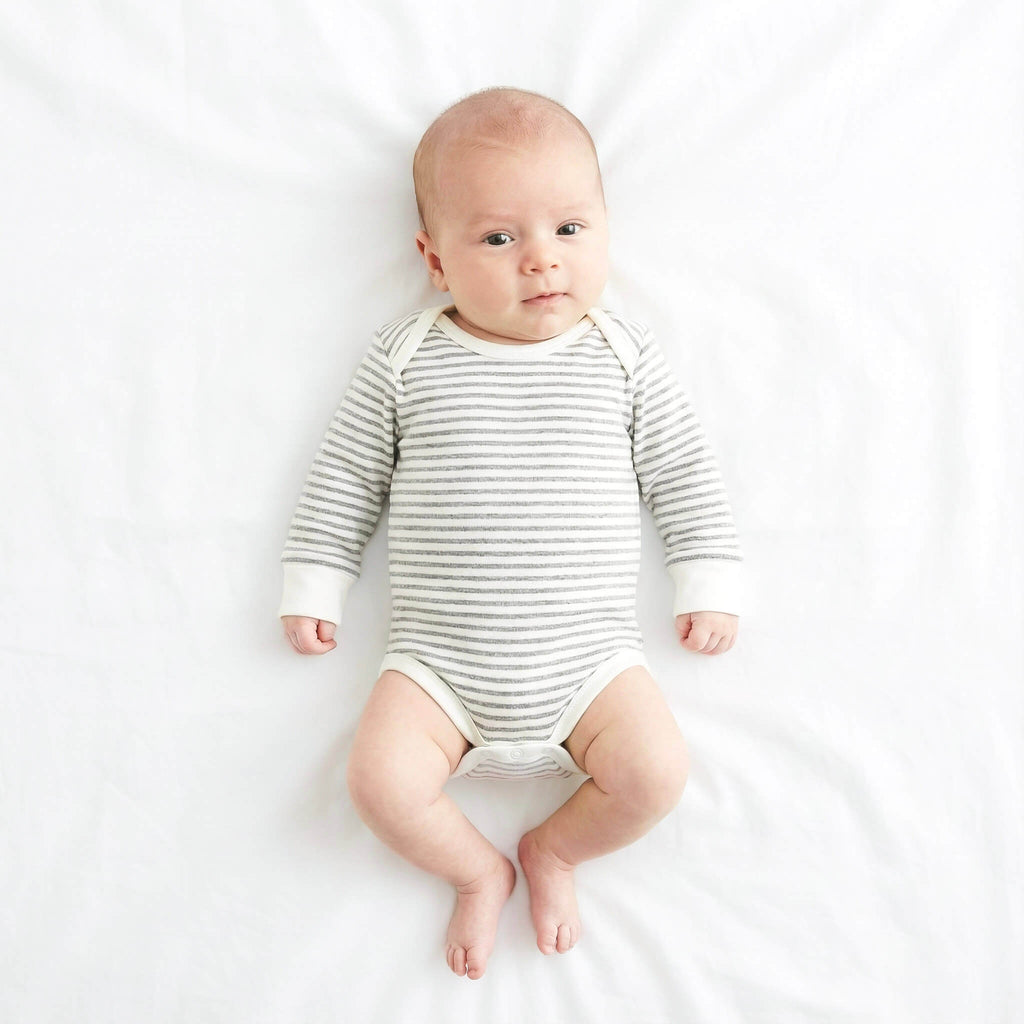 baby wearing bodysuit 